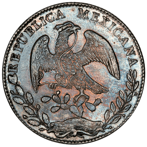 1881-GoSB Mexico Cap & Rays 8 Reales - KM. 377.8 - Gorgeous Choice About Uncirculated