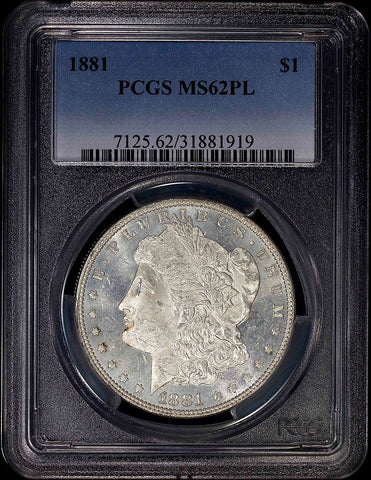 1881 Morgan Dollar - PCGS MS 62 PL