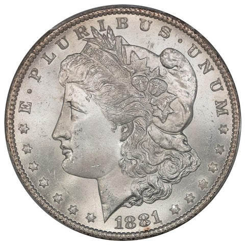 1881-CC Morgan Dollar - PCGS MS 65 - Gem Brilliant Uncirculated