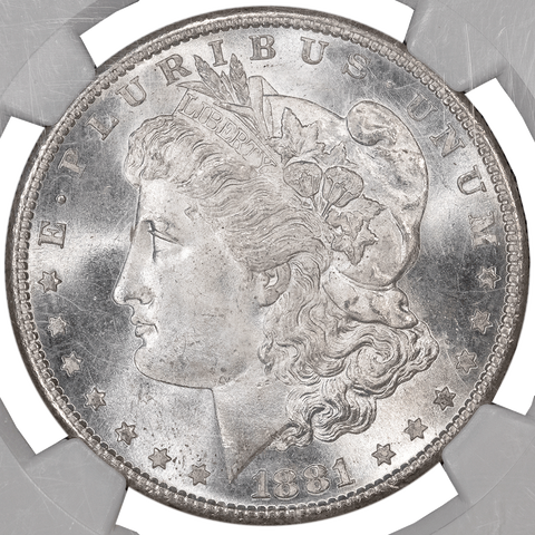 1881-S Morgan Dollar in NGC MS 65 - Gem Brilliant Uncirculated