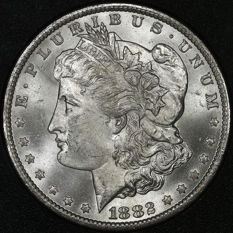 1882-CC Morgan Dollar in GSA, Brilliant Uncirculated, Includes Box/Cert