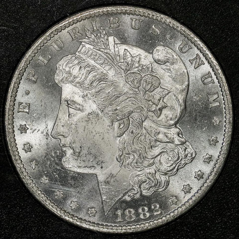 1882-CC Morgan Dollar VAM-2B in GSA, NGC MS 63, Includes Box/Cert