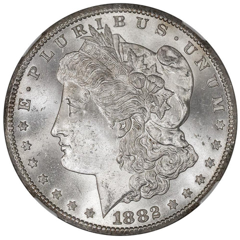 1882-CC Morgan Dollar - NGC MS 64 - Choice Brilliant Uncirculated