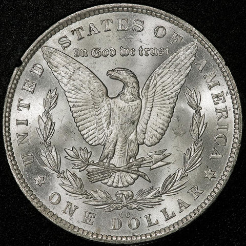 1882-CC Morgan Dollar VAM-3 in GSA, Choice Brilliant Uncirculated, Includes Box/Cert
