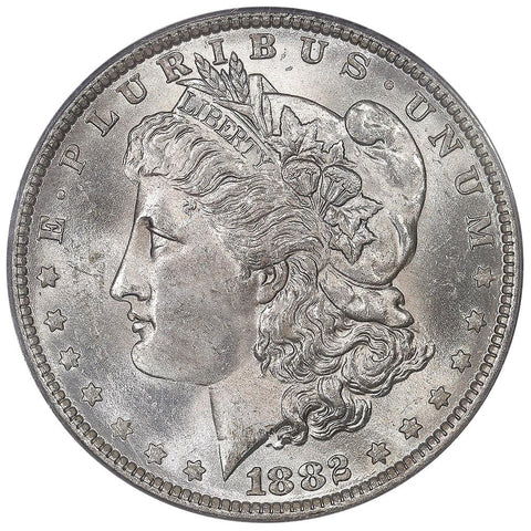 1882-O/S Top-100 VAM-4 Recessed Morgan Dollar - PCGS MS 63