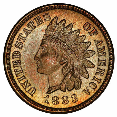 1883 Indian Head Cent - Brilliant Uncirculated Red