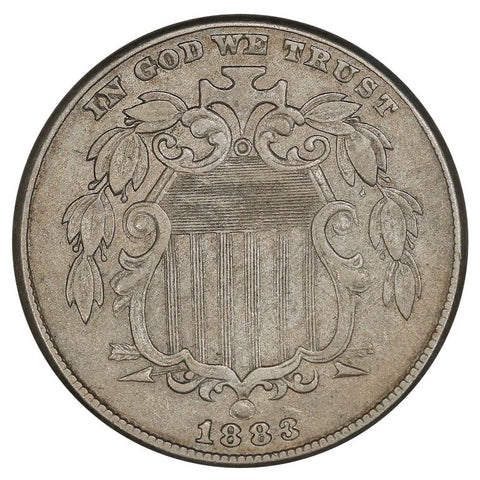 1883 Shield Nickel - About Uncirculated