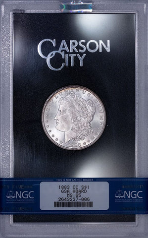 Gem 1883-CC Morgan Dollar GSA - NGC MS 65 - Includes Box/Certificate