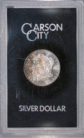 1883-CC Morgan Dollar in GSA, Toned Uncirculated, Includes Box/Cert