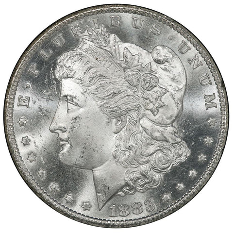 1883-CC Morgan Dollar in GSA, Choice Brilliant Uncirculated+, Includes Box/Cert