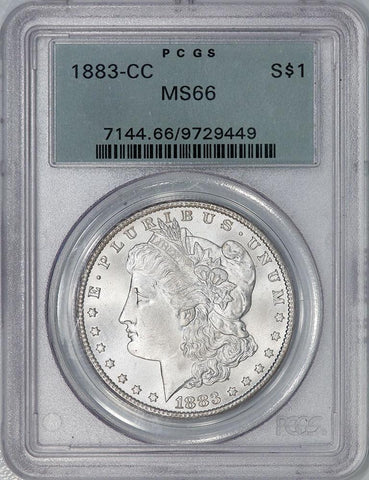 1883-CC Morgan Dollar - PCGS MS 66 - Gem Uncirculated+
