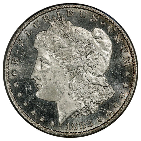 1883-CC Morgan Dollar - PQ Brilliant Uncirculated Prooflike