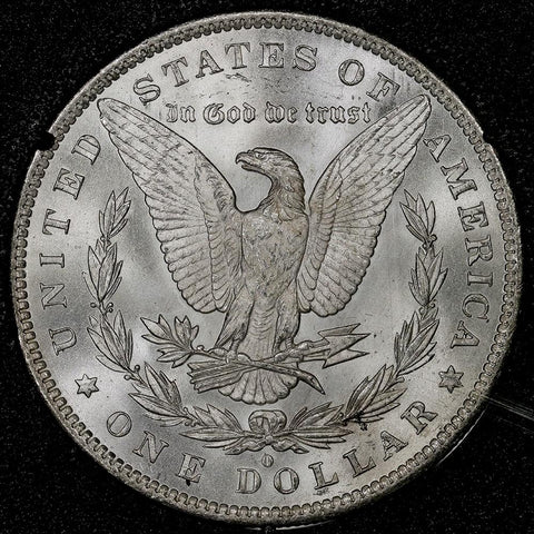 1883-O Morgan Dollar in GSA, Brilliant Uncirculated, Includes Box/Cert (Scarce)