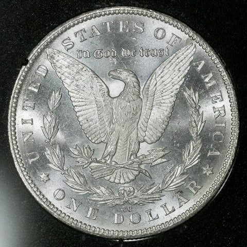 1884-CC Morgan Dollar VAM-2 in GSA, Choice Brilliant Uncirculated, Includes Box/Cert