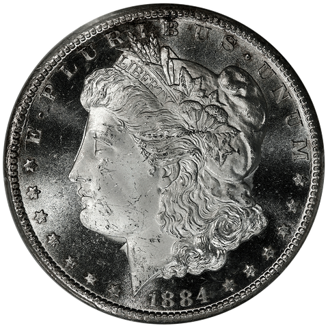 1884-CC Morgan Dollar - PCGS MS 63 PL