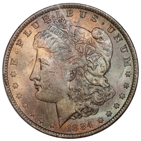 1884-O Morgan Dollar - NGC MS 64 - Choice Toned Uncirculated