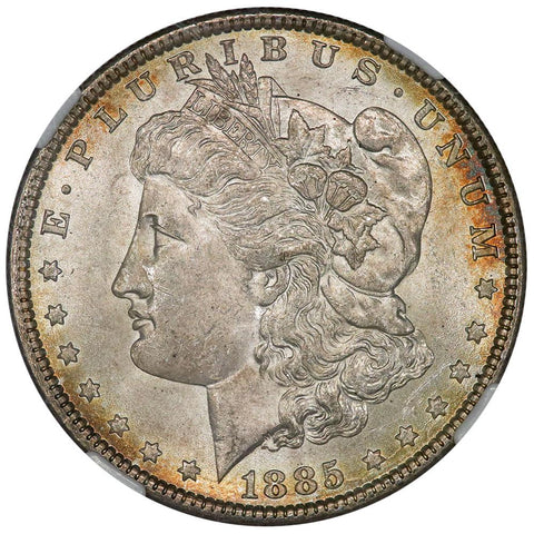 1885 Morgan Dollar - NGC MS 63 - Choice Brilliant Uncirculated