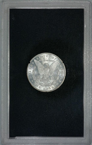 Pretty 1885-CC Morgan Dollar VAM-3 in GSA, Choice Toned Uncirculated