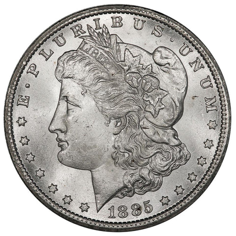 1885-CC Morgan Dollar VAM-2A - Choice Brilliant Uncirculated+