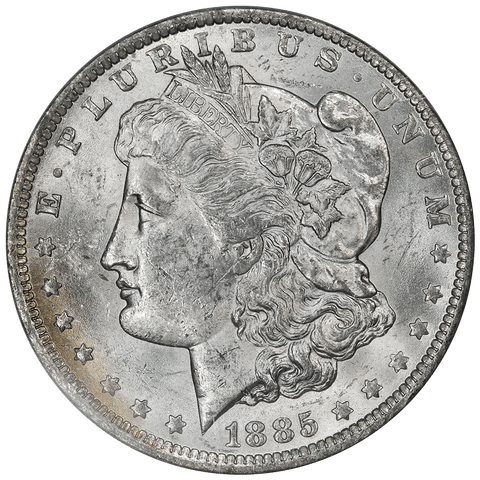 1885-O Morgan Dollar - NGC Brilliant Uncirculated - Binion Collection