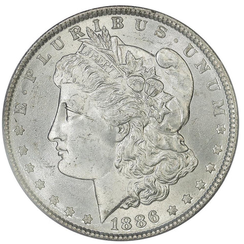 1886 Morgan Dollar - PCGS MS 64 - Choice Brilliant Uncirculated