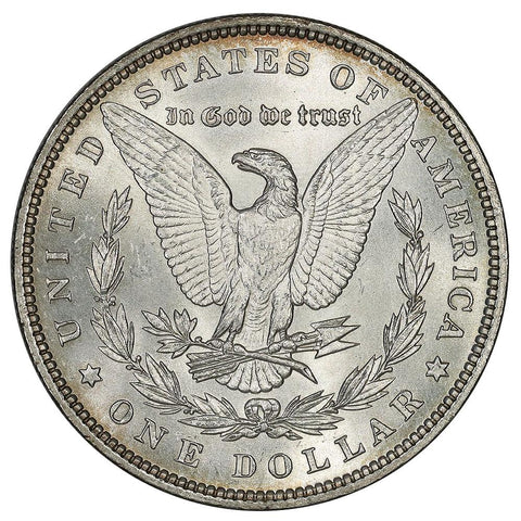 1886 Morgan Dollar - Prettily Toned Gem Uncirculated