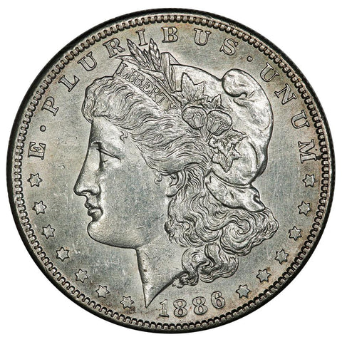 1886-S Morgan Dollar - Choice About Uncirculated