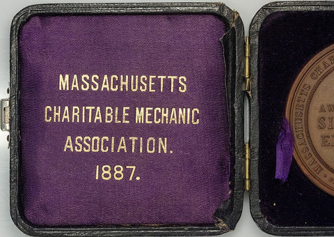 1887 Massachusetts Charitable Mechanic Association Bronze Medal - Mitchell Obverse