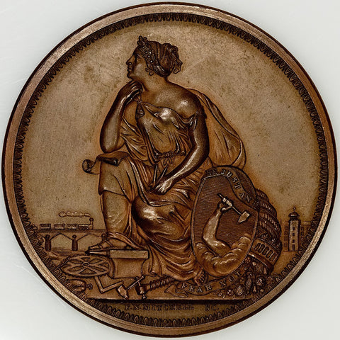 1887 Massachusetts Charitable Mechanic Association Bronze Medal - Mitchell Obverse