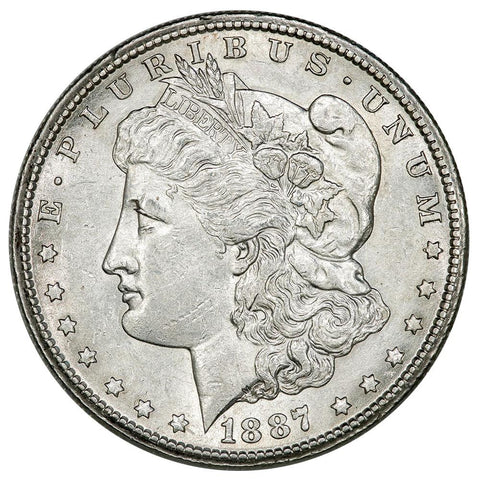 1887-S Morgan Dollar - Choice About Uncirculated