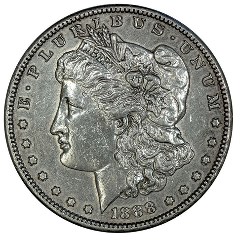 1888-S Morgan Dollar - About Uncirculated Detail (cleaned)
