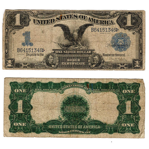 1899 Black Eagle $1 Silver Certificate Fr.226 Date Above - Very Good