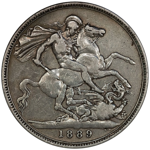 1889 Great Britain Silver Crown KM.765 - Fine