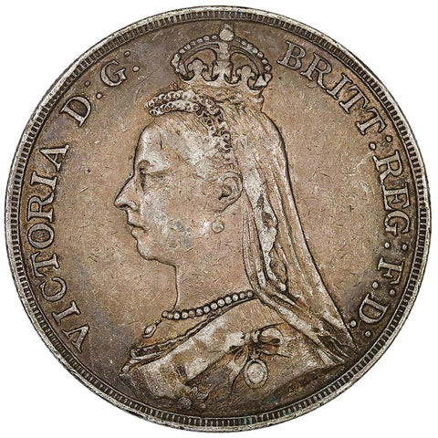 1889 Great Britain Silver Crown KM.765 - Very Fine