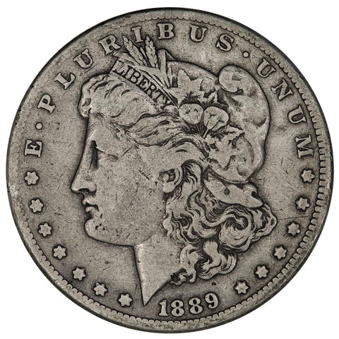 1889-CC Morgan Dollar - Fine - Mintage of 350,000