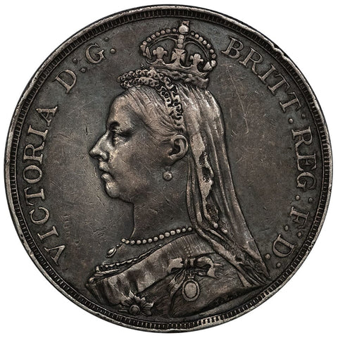 1890 Great Britain Silver Crown KM.765 - Very Fine