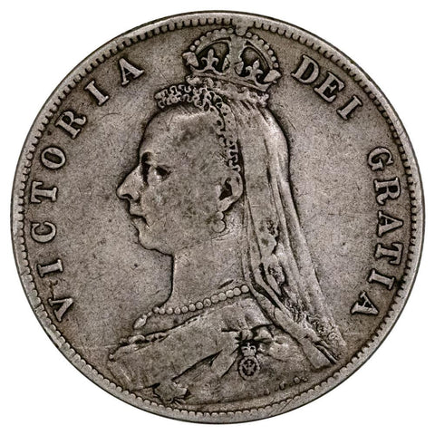 1890 Great Britain Silver Half Crown KM. 764 - Fine