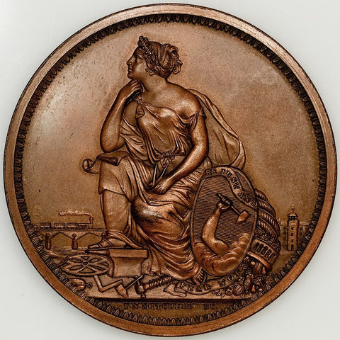 1890 Massachusetts Charitable Mechanic Association Bronze Medal - Mitchell Obverse