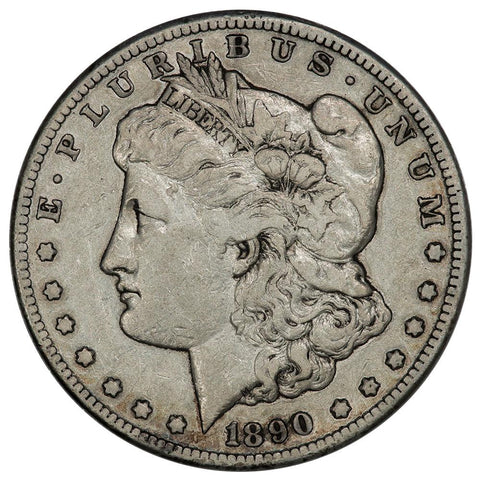 1890-CC Morgan Dollar - Fine - Carson City