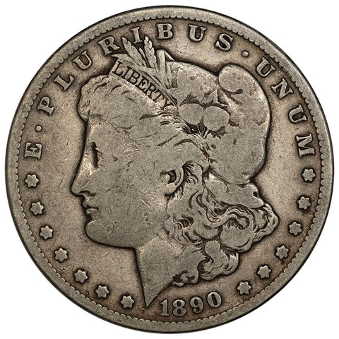 1890-CC Morgan Dollar - Carson City - Very Good