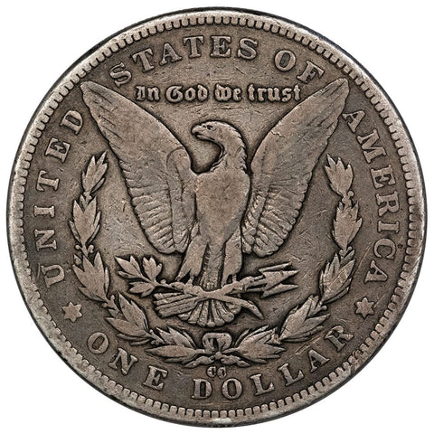 1890-CC Morgan Dollar - Carson City - Very Good+