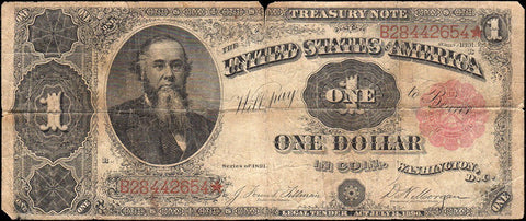 1891 $1 Treasury (Coin) Note Fr. 351 - Net Good