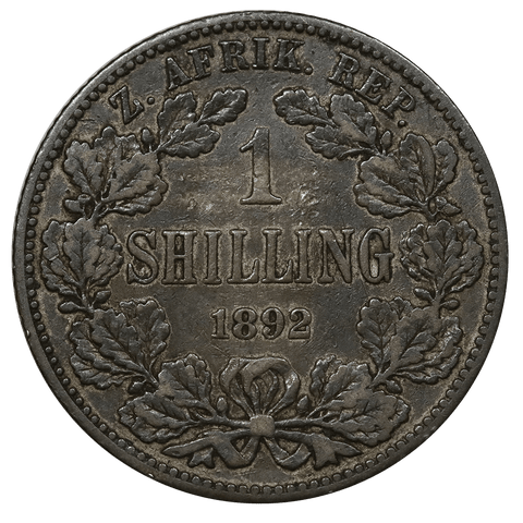 1892 Great Britain Silver Shilling KM.774 - Very Fine