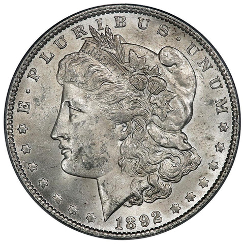 1892 Morgan Dollar - PCGS MS 62 - Brilliant Uncirculated