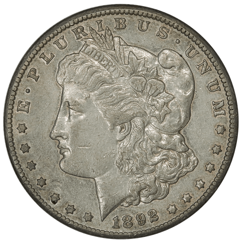 1892-CC Morgan Dollar - About Uncirculated - Carson City