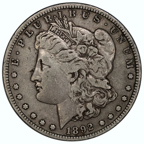 1892-S Morgan Dollar - Fine+ - Tougher Date