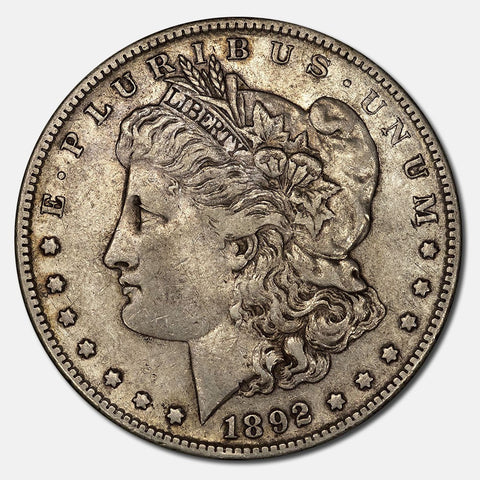 1892-S Morgan Dollar - Extremely Fine+