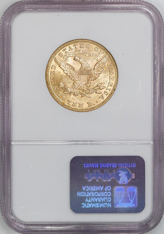 1893 $10 Liberty Gold Eagle - NGC MS 61 - Brilliant Uncirculated