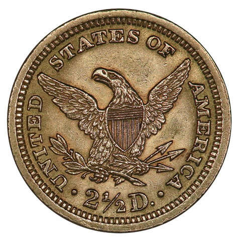 1893 $2.5 Liberty Gold Coin - About Uncirculated+
