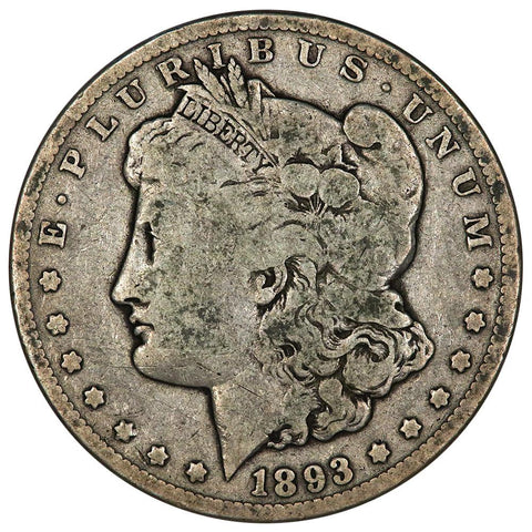 1893-CC Morgan Dollar - Very Good